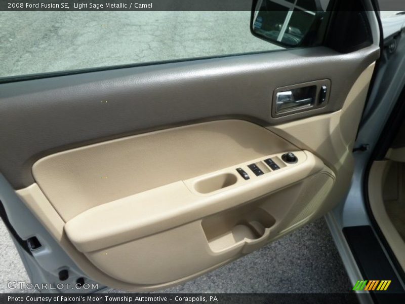 Light Sage Metallic / Camel 2008 Ford Fusion SE