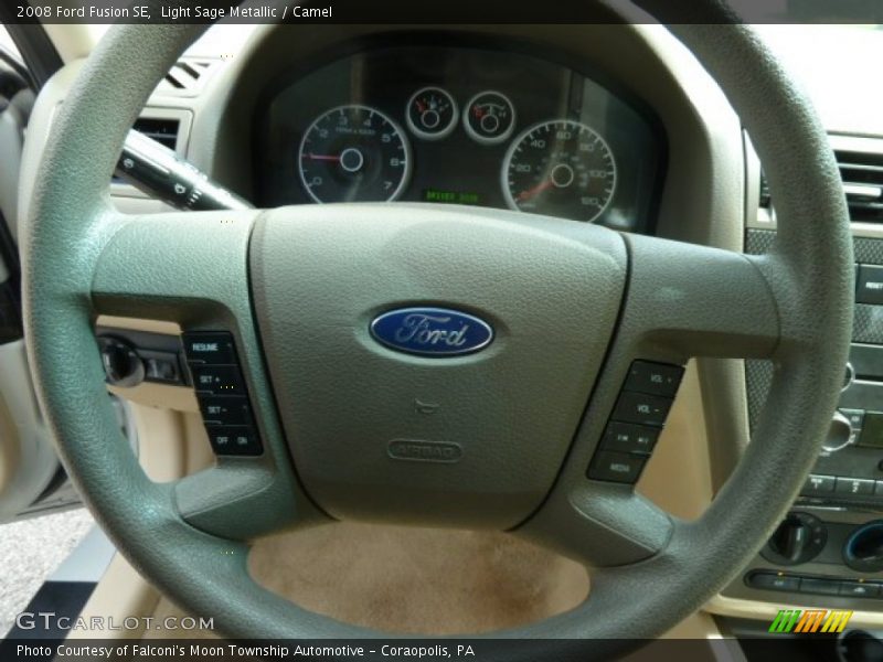 Light Sage Metallic / Camel 2008 Ford Fusion SE