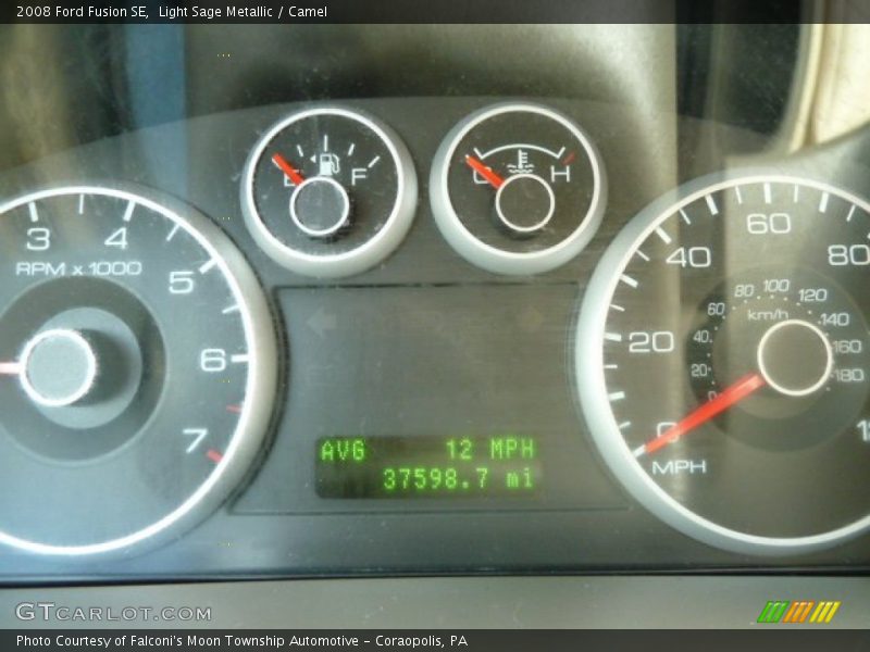 Light Sage Metallic / Camel 2008 Ford Fusion SE