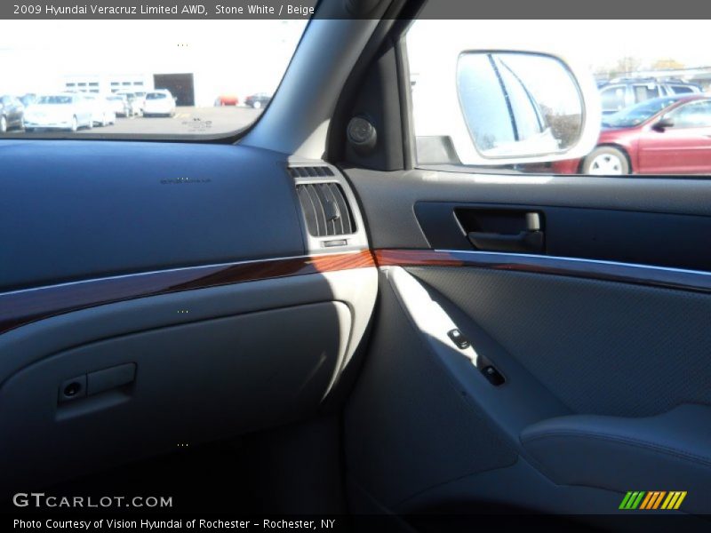 Stone White / Beige 2009 Hyundai Veracruz Limited AWD