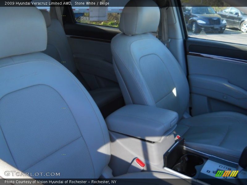 Stone White / Beige 2009 Hyundai Veracruz Limited AWD