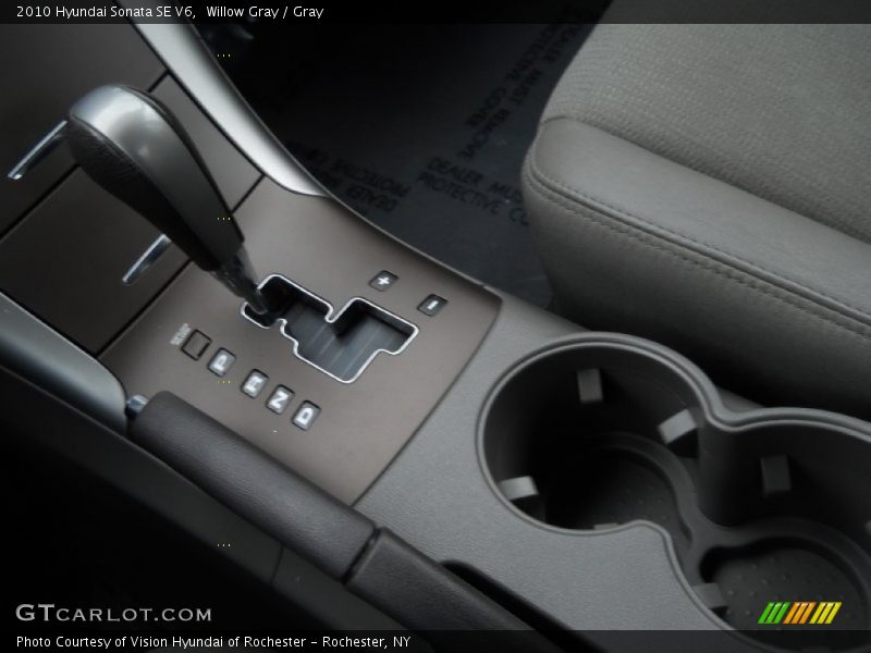 Willow Gray / Gray 2010 Hyundai Sonata SE V6