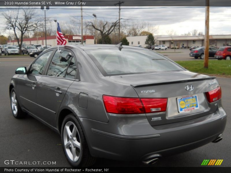 Willow Gray / Gray 2010 Hyundai Sonata SE V6