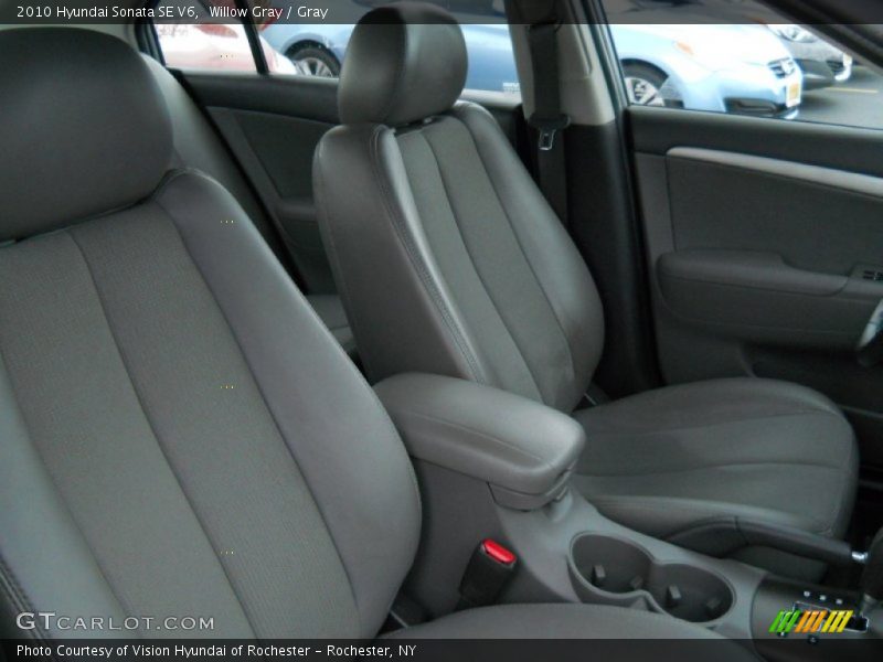 Willow Gray / Gray 2010 Hyundai Sonata SE V6