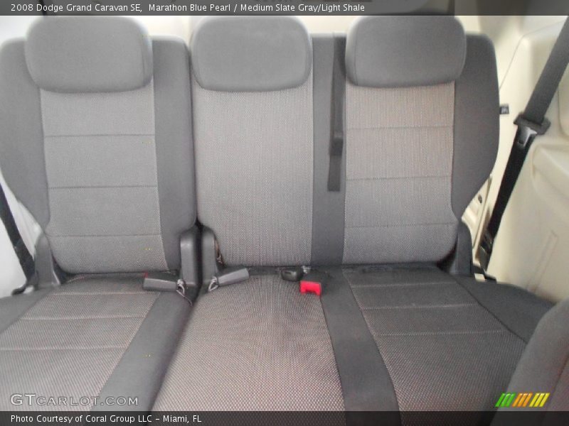 Marathon Blue Pearl / Medium Slate Gray/Light Shale 2008 Dodge Grand Caravan SE