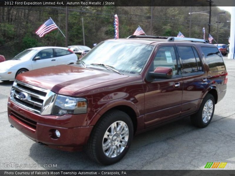 Autumn Red Metallic / Stone 2012 Ford Expedition Limited 4x4