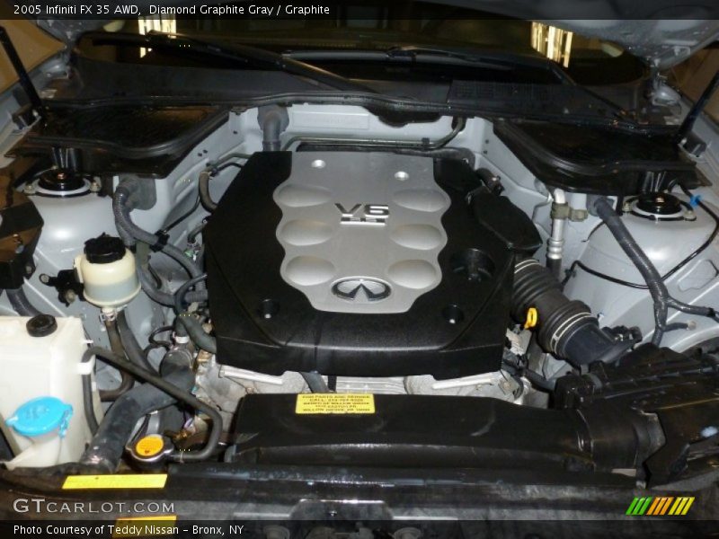 Diamond Graphite Gray / Graphite 2005 Infiniti FX 35 AWD