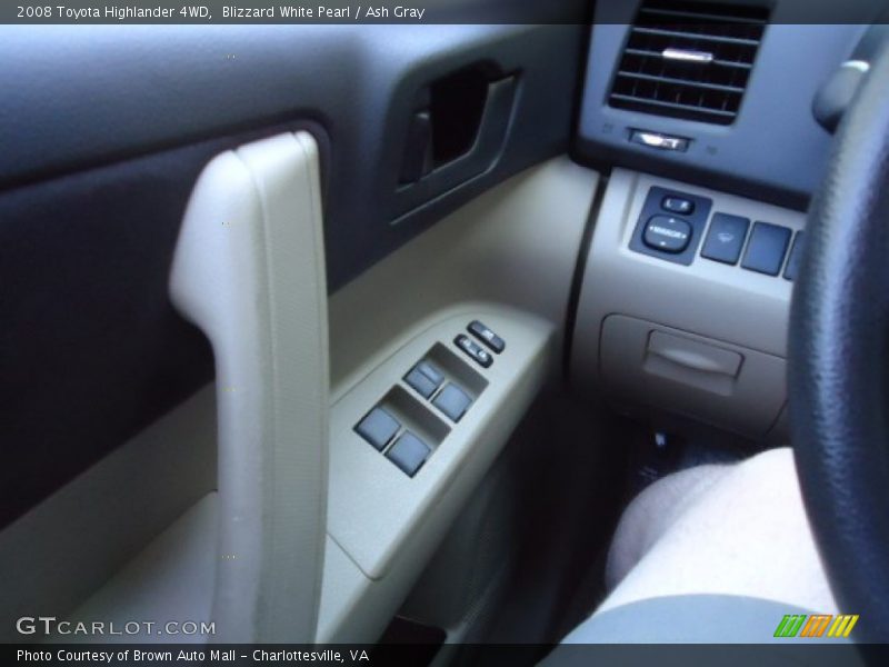 Blizzard White Pearl / Ash Gray 2008 Toyota Highlander 4WD
