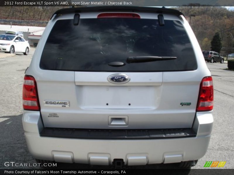 Ingot Silver Metallic / Charcoal Black 2012 Ford Escape XLT Sport V6 AWD