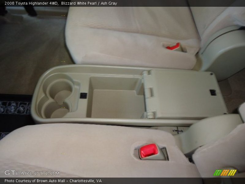Blizzard White Pearl / Ash Gray 2008 Toyota Highlander 4WD