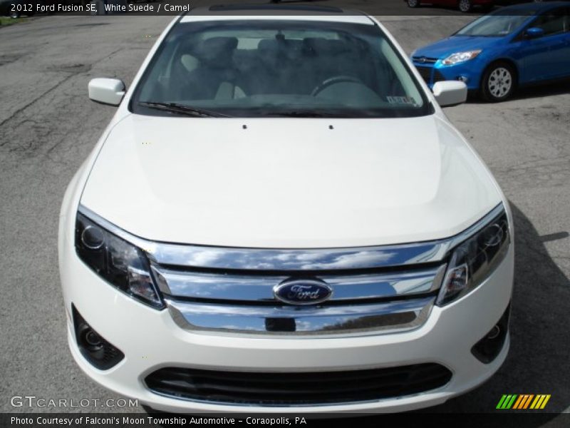 White Suede / Camel 2012 Ford Fusion SE