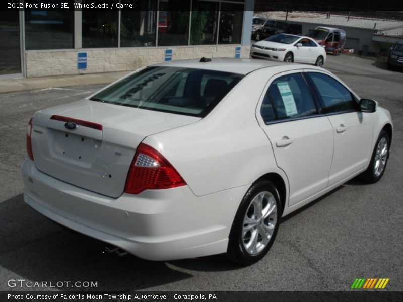 White Suede / Camel 2012 Ford Fusion SE