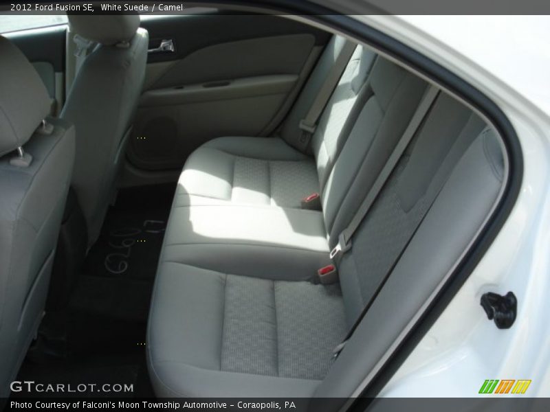 White Suede / Camel 2012 Ford Fusion SE