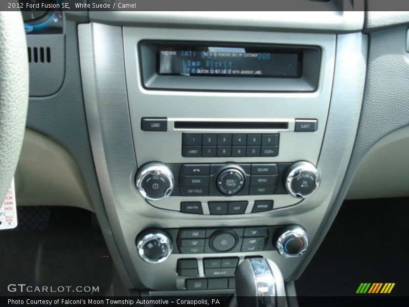 White Suede / Camel 2012 Ford Fusion SE