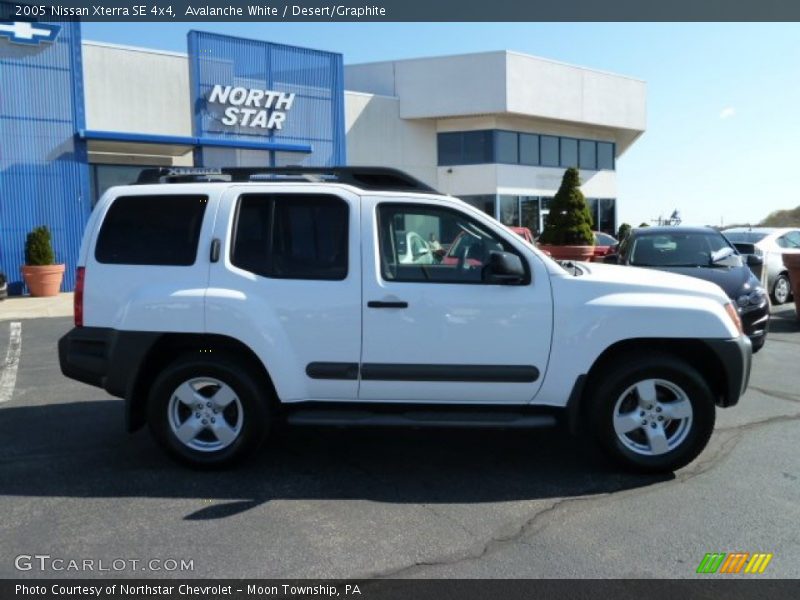 Avalanche White / Desert/Graphite 2005 Nissan Xterra SE 4x4