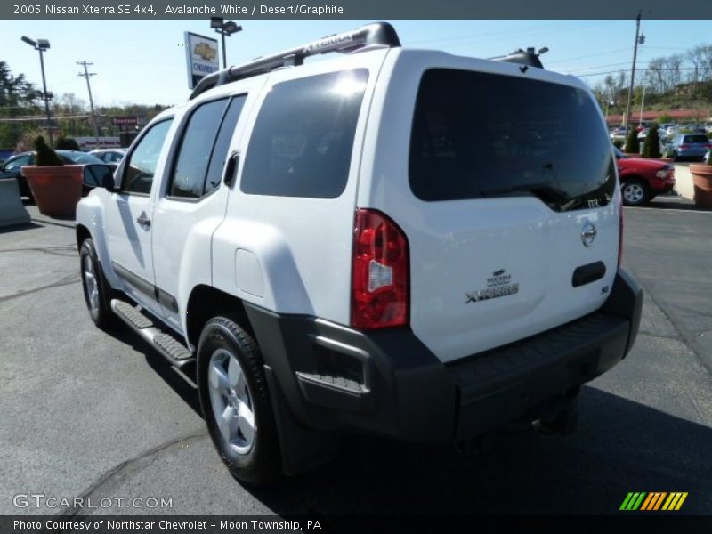 Avalanche White / Desert/Graphite 2005 Nissan Xterra SE 4x4