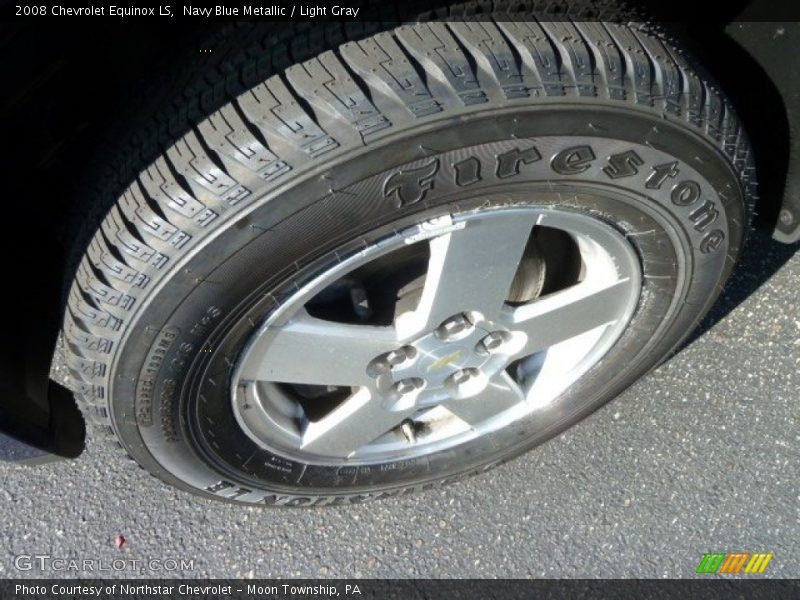 Navy Blue Metallic / Light Gray 2008 Chevrolet Equinox LS