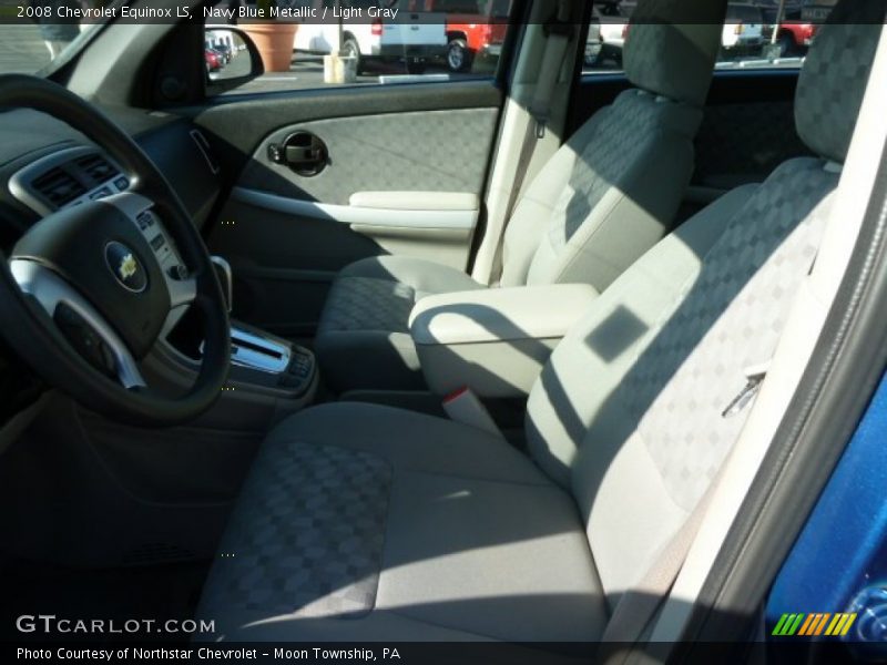 Navy Blue Metallic / Light Gray 2008 Chevrolet Equinox LS