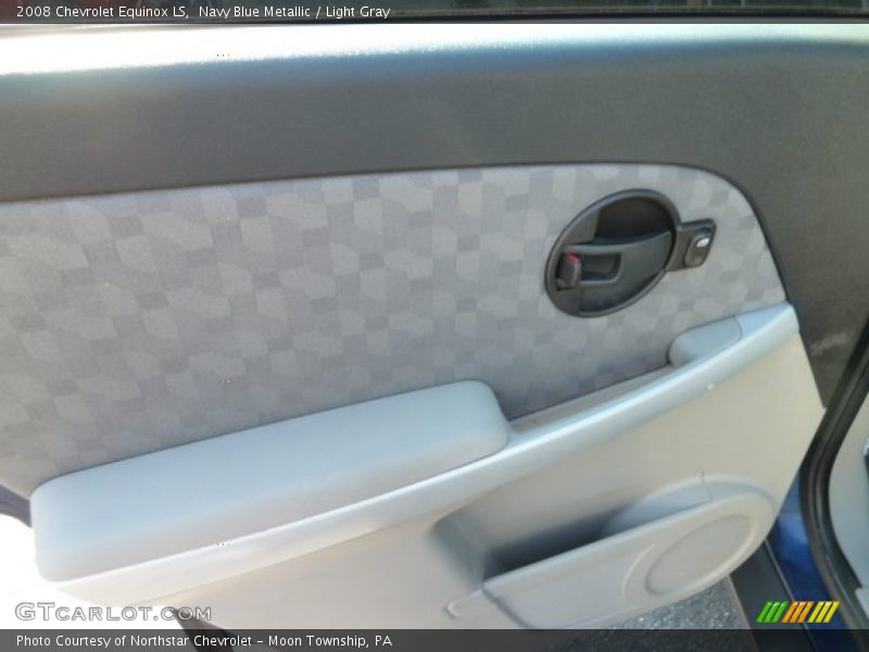 Navy Blue Metallic / Light Gray 2008 Chevrolet Equinox LS
