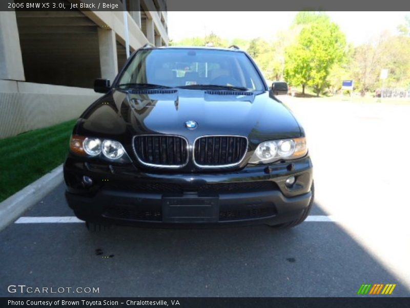 Jet Black / Beige 2006 BMW X5 3.0i