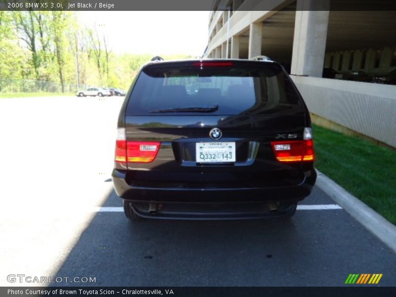 Jet Black / Beige 2006 BMW X5 3.0i