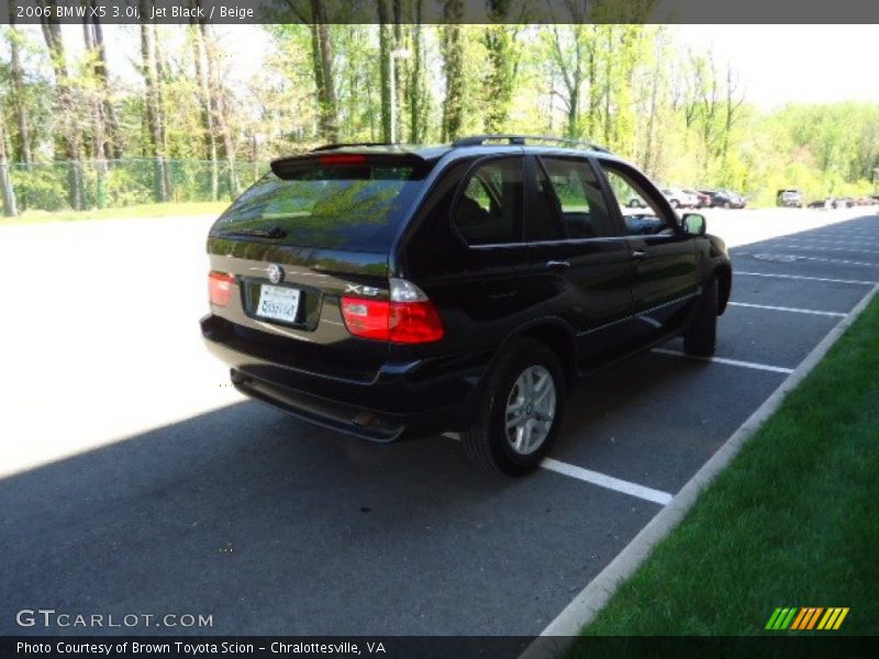 Jet Black / Beige 2006 BMW X5 3.0i