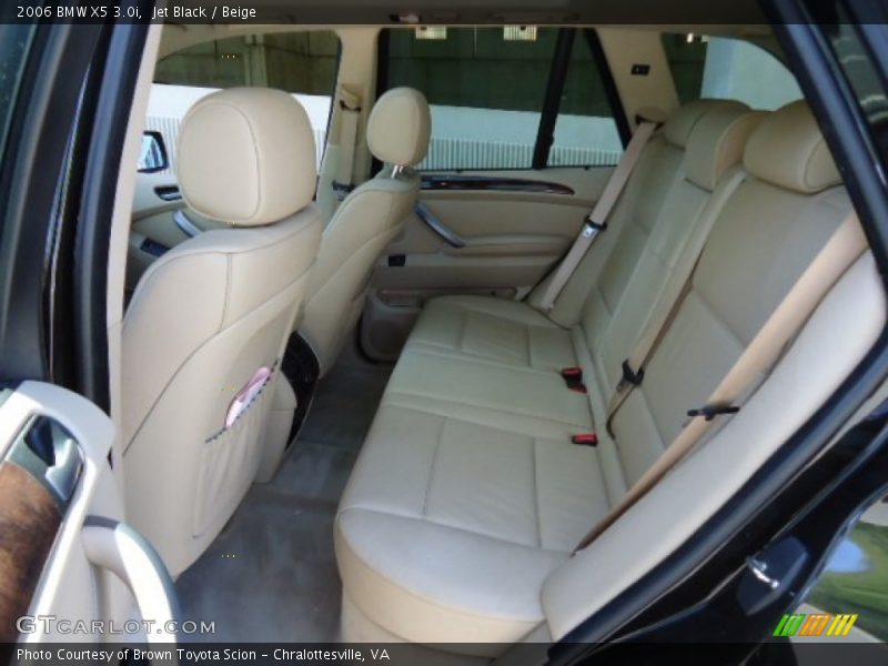 Jet Black / Beige 2006 BMW X5 3.0i
