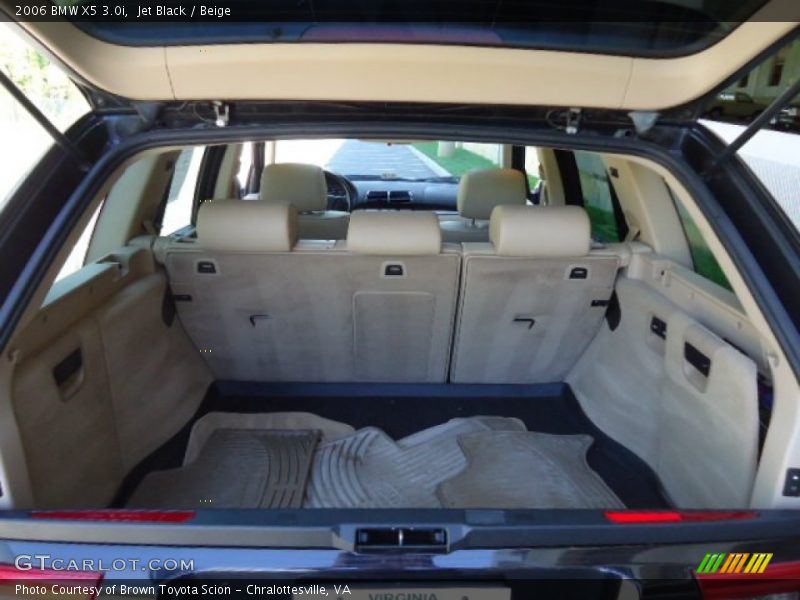 Jet Black / Beige 2006 BMW X5 3.0i