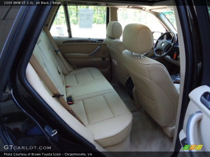 Jet Black / Beige 2006 BMW X5 3.0i