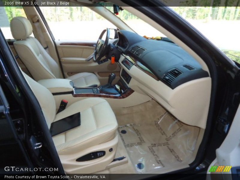 Jet Black / Beige 2006 BMW X5 3.0i