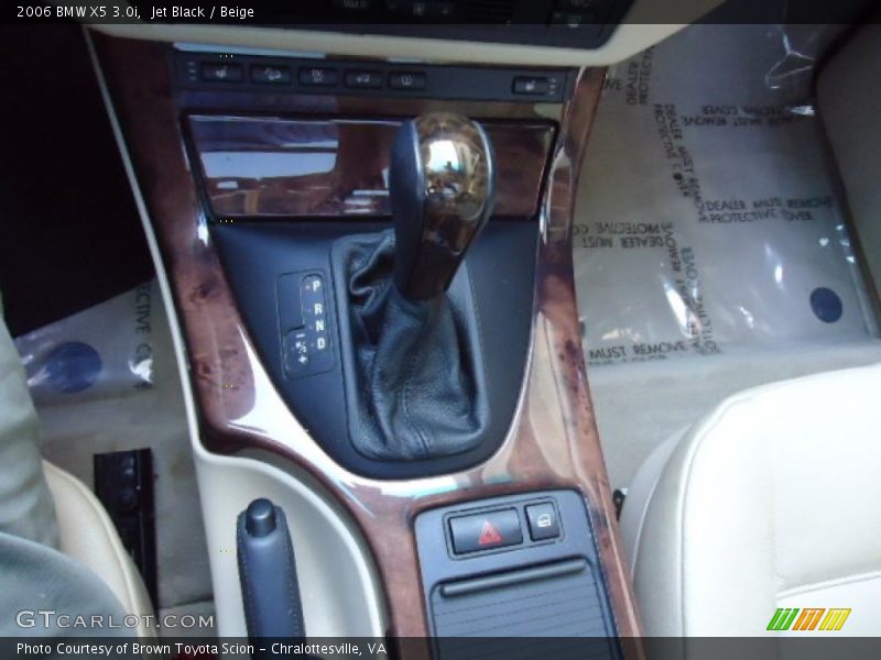 Jet Black / Beige 2006 BMW X5 3.0i