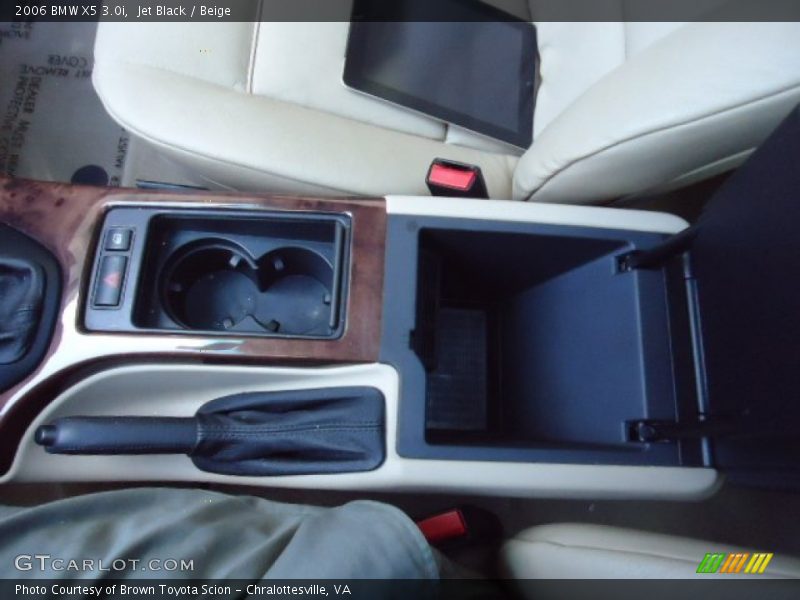 Jet Black / Beige 2006 BMW X5 3.0i