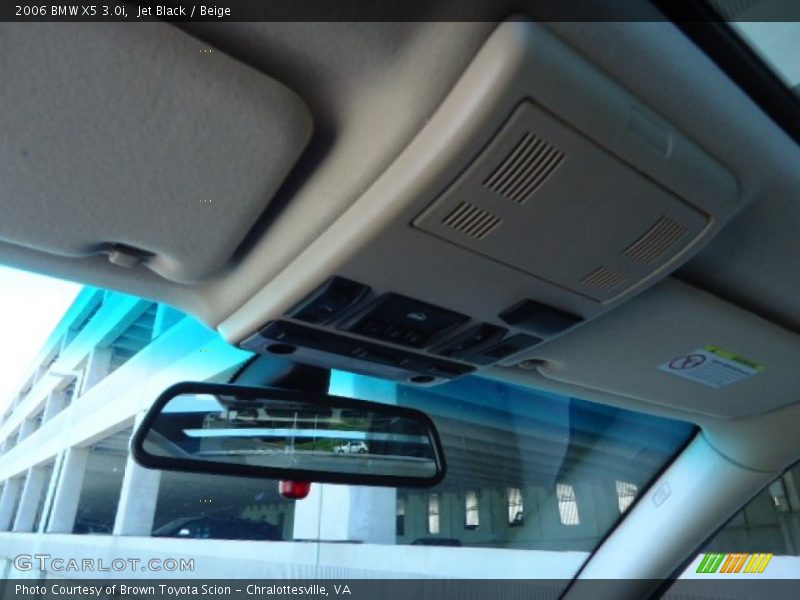 Jet Black / Beige 2006 BMW X5 3.0i