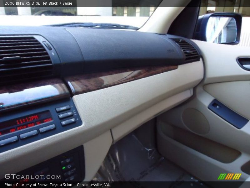 Jet Black / Beige 2006 BMW X5 3.0i