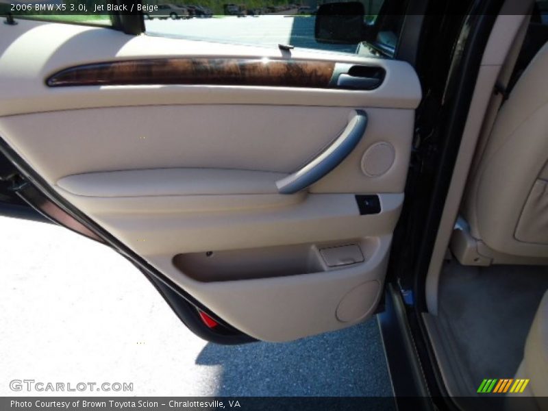 Jet Black / Beige 2006 BMW X5 3.0i