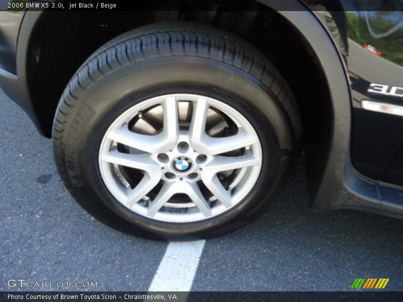 Jet Black / Beige 2006 BMW X5 3.0i