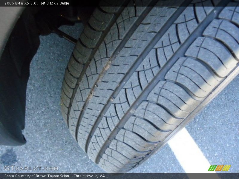 Jet Black / Beige 2006 BMW X5 3.0i