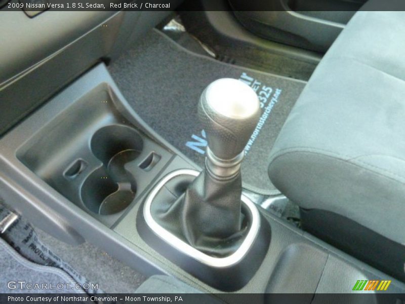 Red Brick / Charcoal 2009 Nissan Versa 1.8 SL Sedan