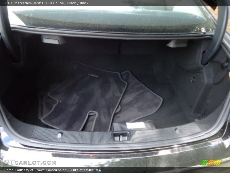 Black / Black 2010 Mercedes-Benz E 350 Coupe