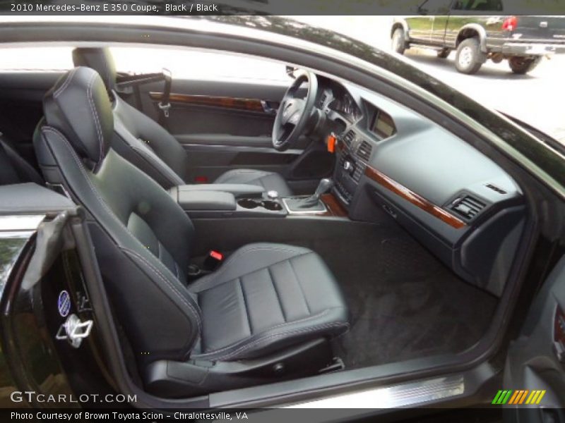 Black / Black 2010 Mercedes-Benz E 350 Coupe
