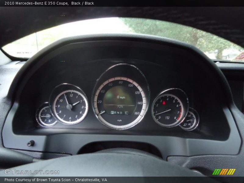 Black / Black 2010 Mercedes-Benz E 350 Coupe