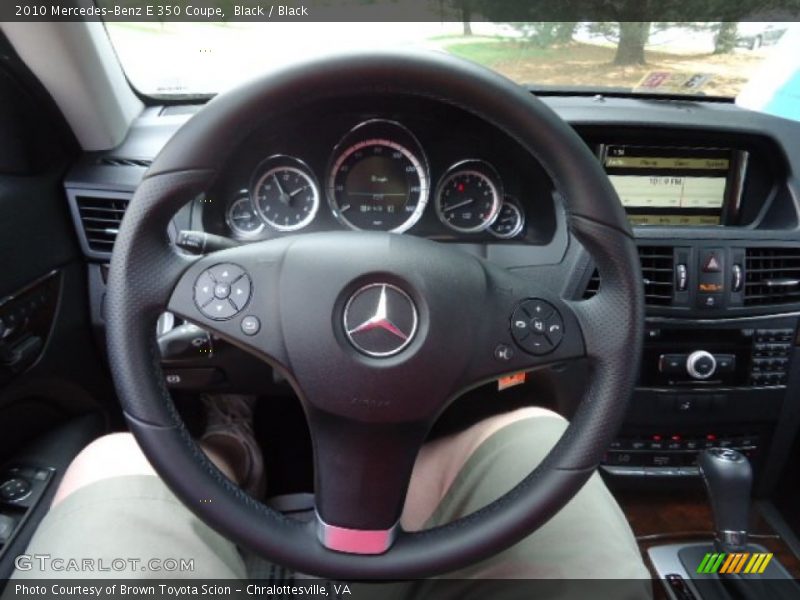 Black / Black 2010 Mercedes-Benz E 350 Coupe