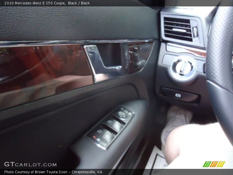 Black / Black 2010 Mercedes-Benz E 350 Coupe
