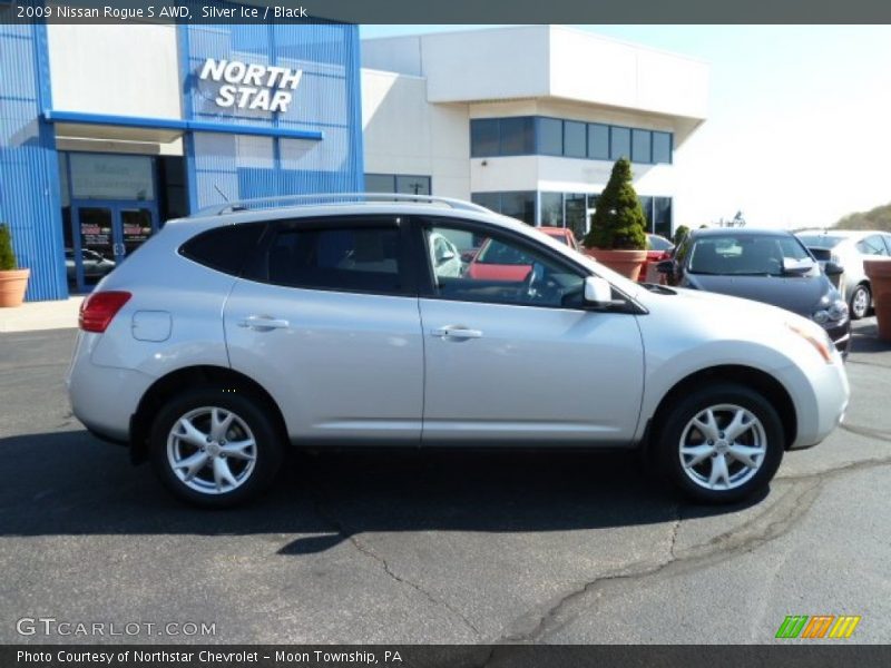 Silver Ice / Black 2009 Nissan Rogue S AWD