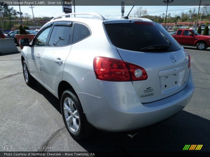Silver Ice / Black 2009 Nissan Rogue S AWD