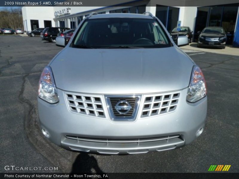 Silver Ice / Black 2009 Nissan Rogue S AWD