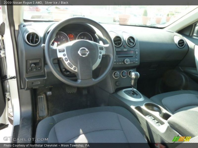 Silver Ice / Black 2009 Nissan Rogue S AWD