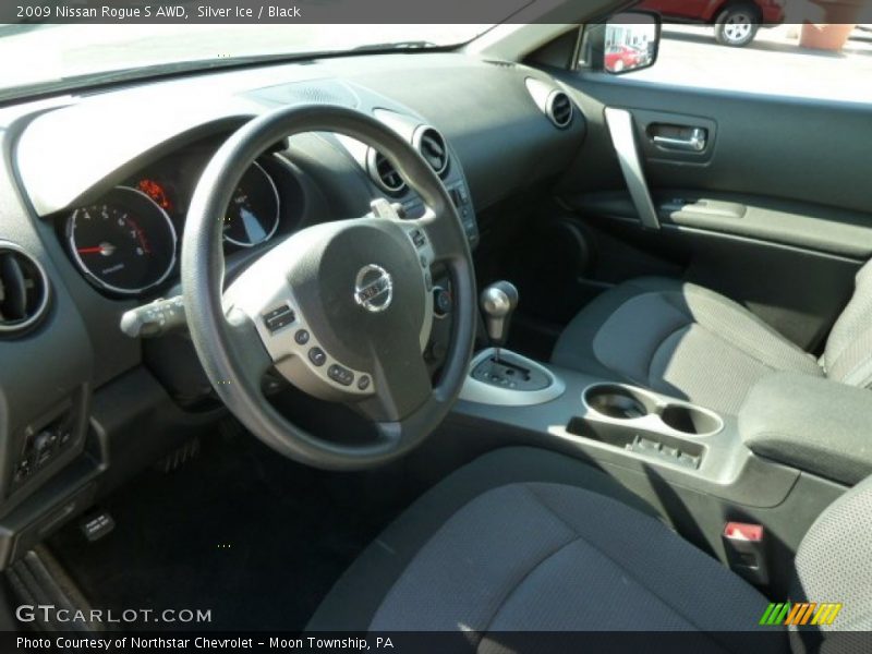 Silver Ice / Black 2009 Nissan Rogue S AWD