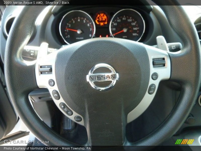 Silver Ice / Black 2009 Nissan Rogue S AWD