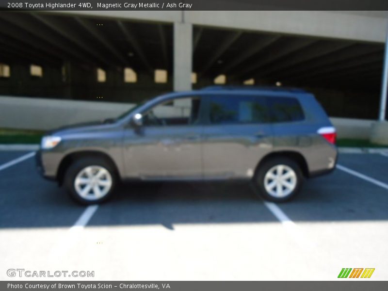 Magnetic Gray Metallic / Ash Gray 2008 Toyota Highlander 4WD
